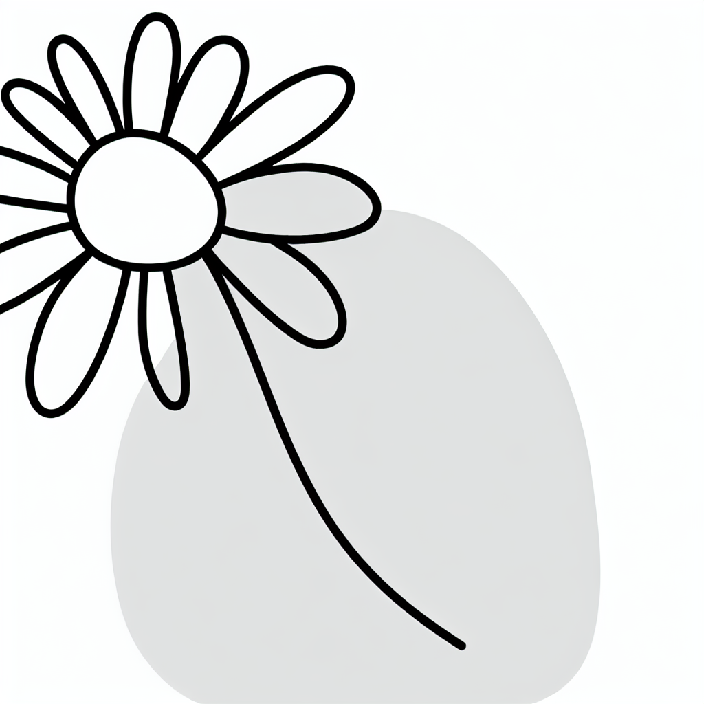 Daisy Coloring Page