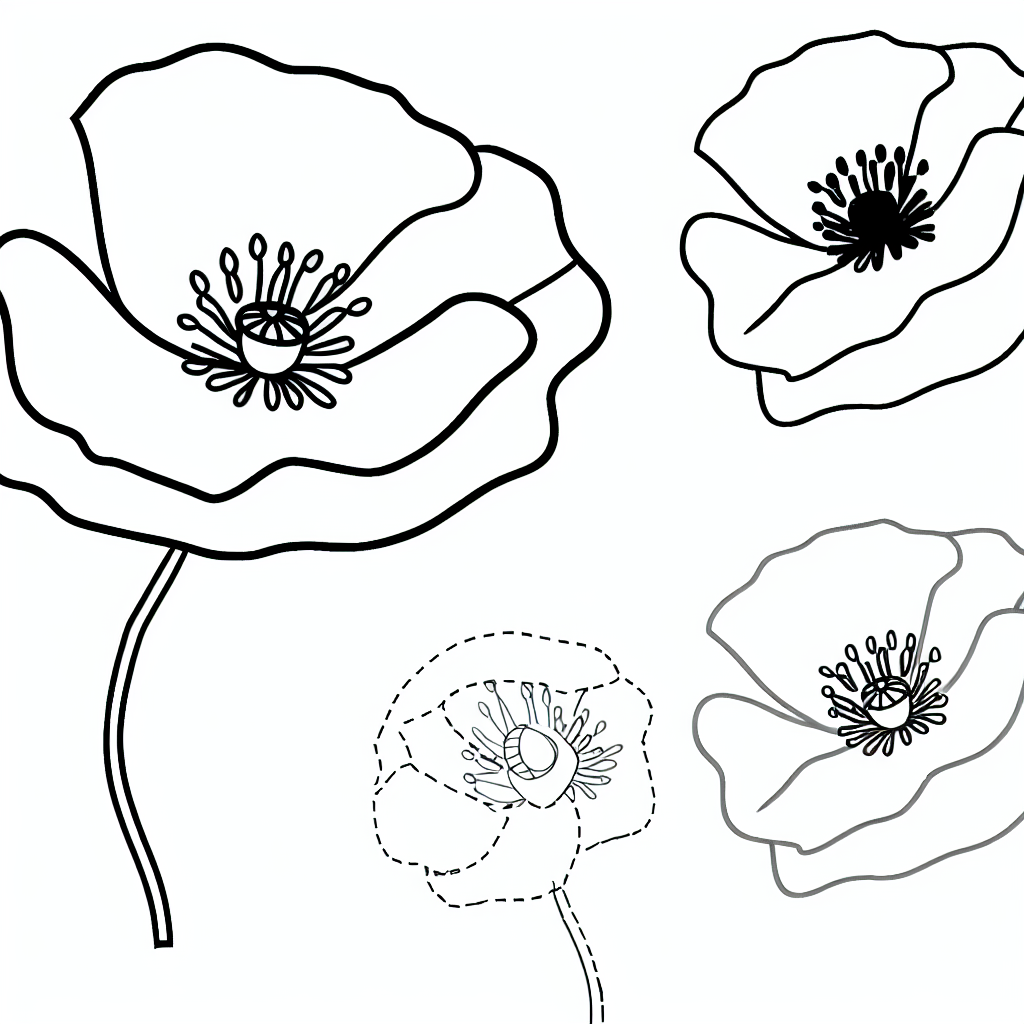Poppy Coloring Page
